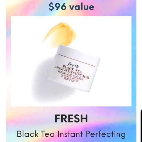 FRESH Black Tea Instant Perfecting Mask NEW MSRP $98 100ml 3.3 Oz - Picture 8 of 15